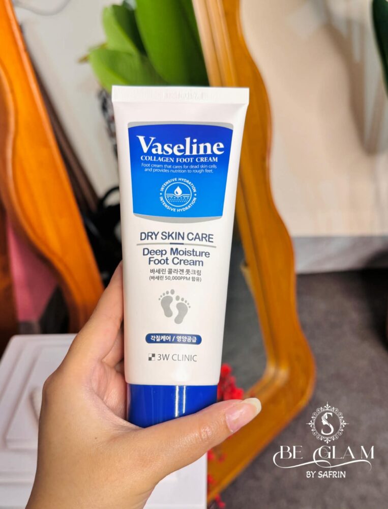 3W Clinic Vaseline Collagen Foot Cream Deep Moisture