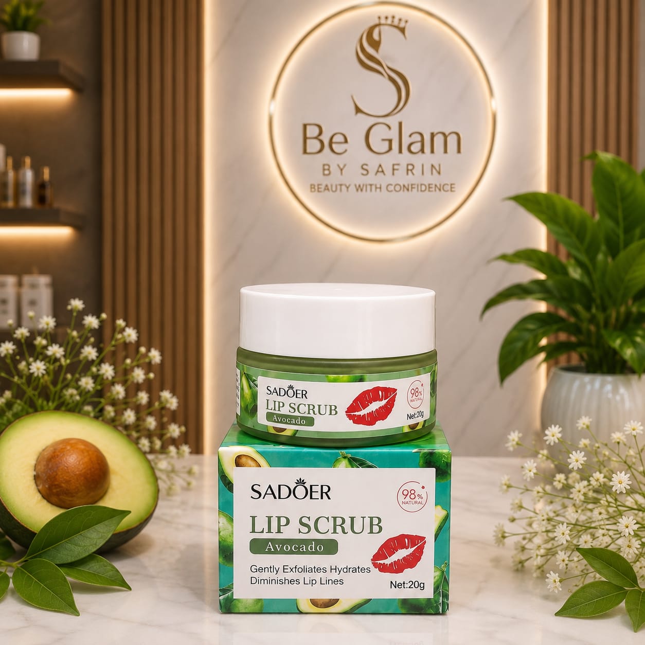 Sadoer Avocado Hydrates Lip Scrub Sadoer Avocado Hydrates Lip Scrub