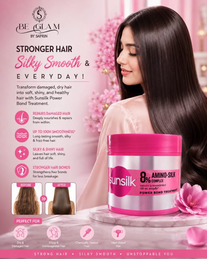 Sunsilk 8% Amino-Silk Complex Smooth & Manageable Power Bond Treatment