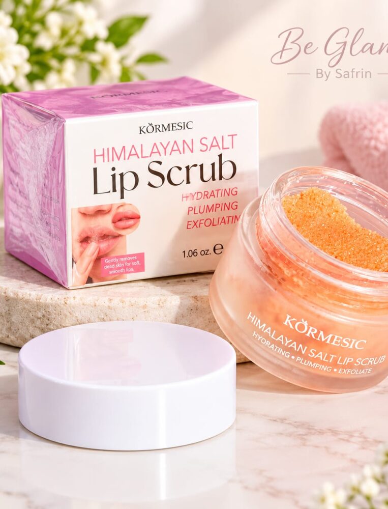 KORMESIC Himalayan Salt Lip Scrub (Hydrating, Plumping, Exfoliate)