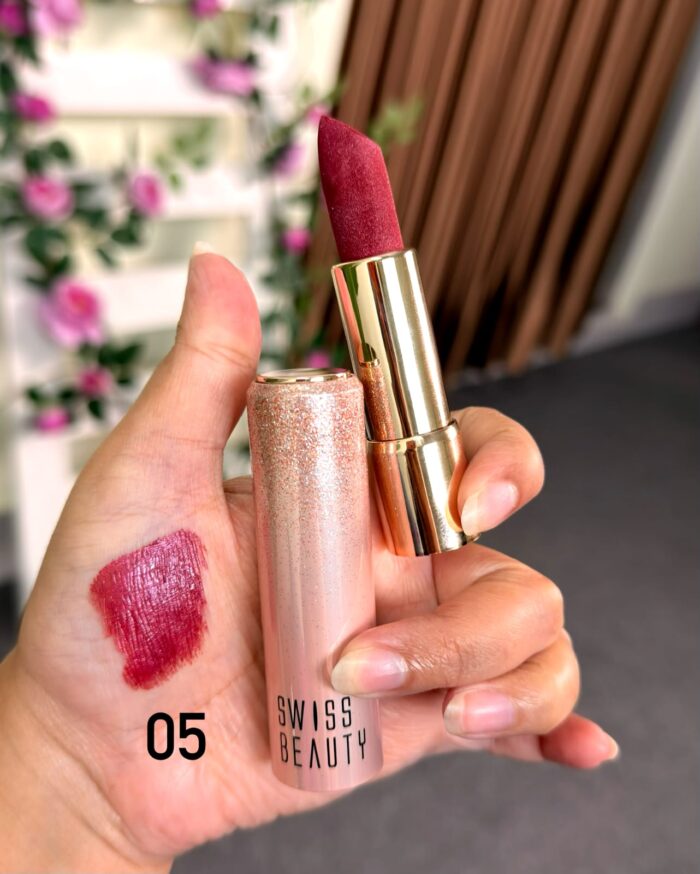 Swiss beauty more than glitter lipstick