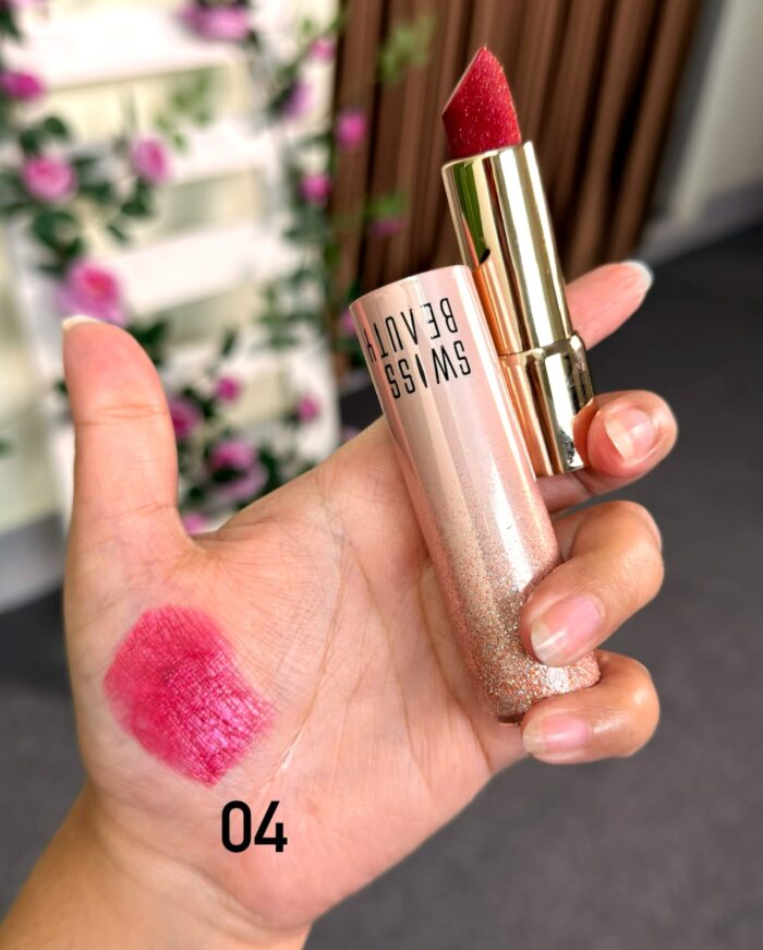 Swiss beauty more than glitter lipstick