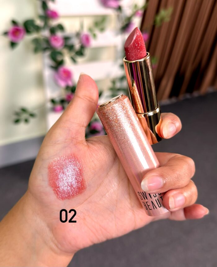 Swiss beauty more than glitter lipstick